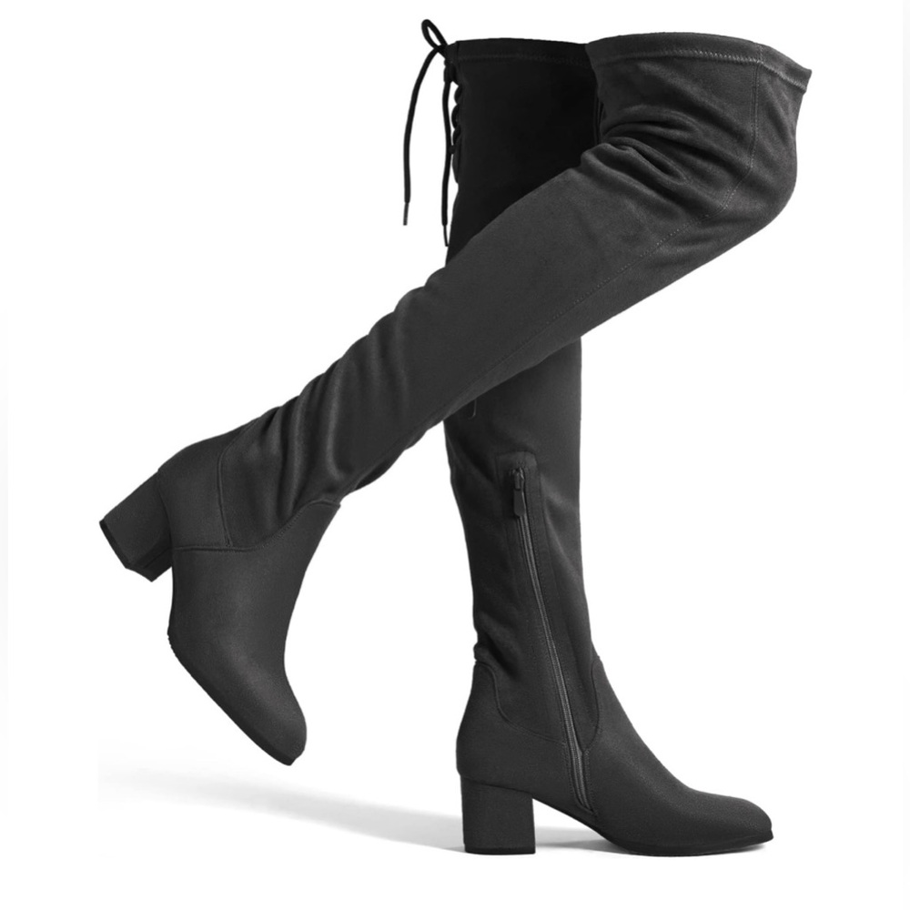 Dream Pairs Women's Heel Platform Over The Knee Boots Sz 7